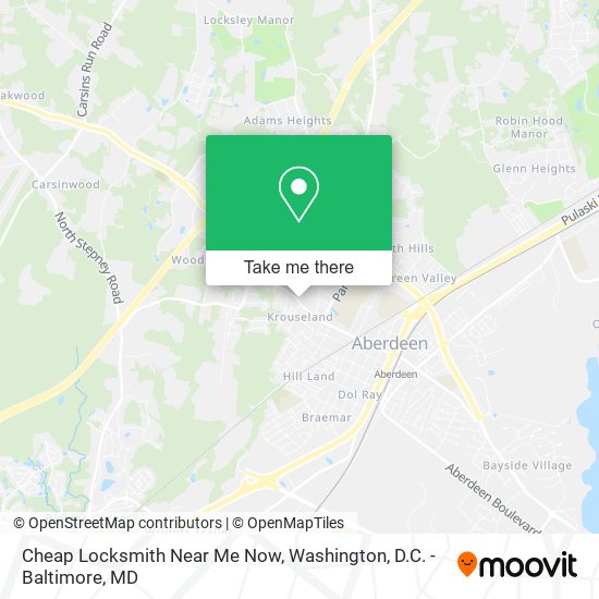 Cheap Locksmith Near Me Now map