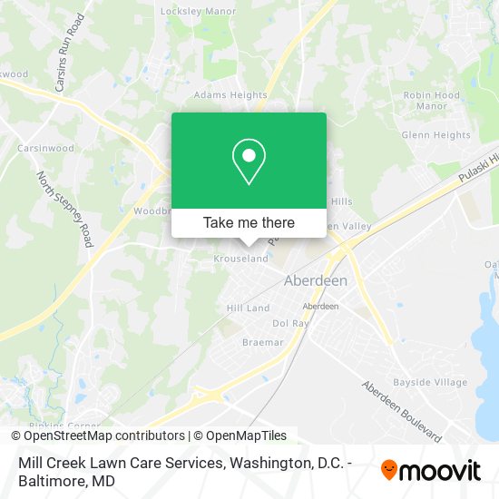 Mapa de Mill Creek Lawn Care Services