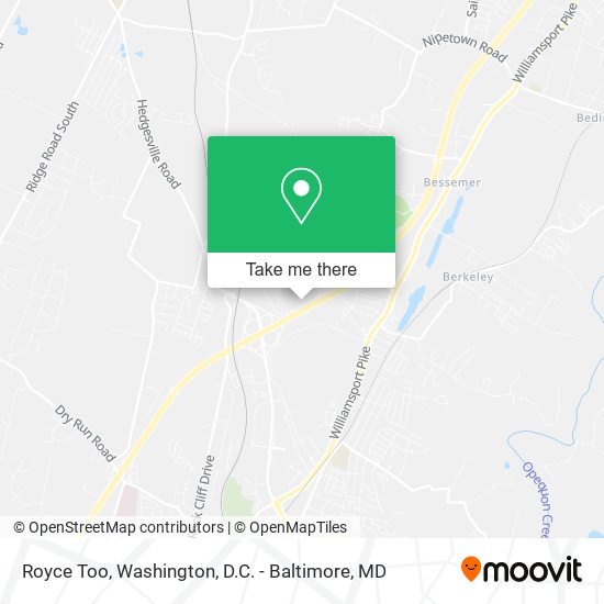 Royce Too map