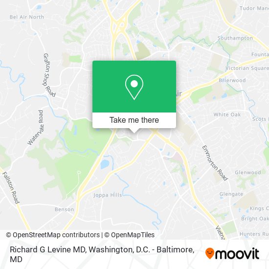 Mapa de Richard G Levine MD