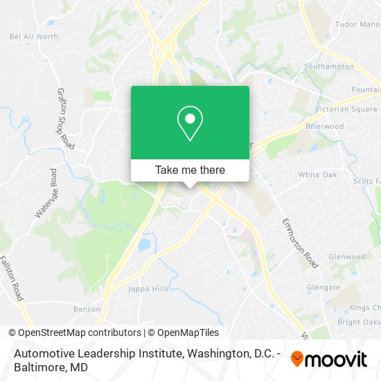 Automotive Leadership Institute map