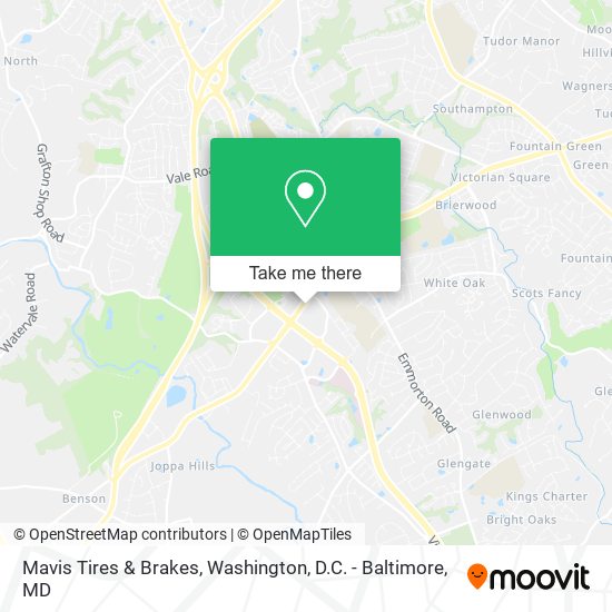 Mapa de Mavis Tires & Brakes