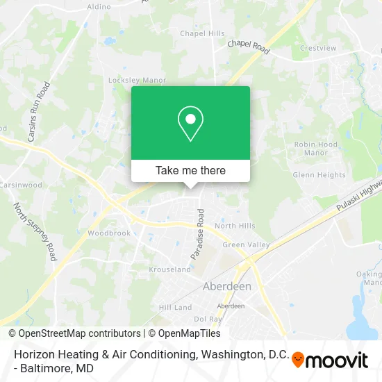 Horizon Heating & Air Conditioning map