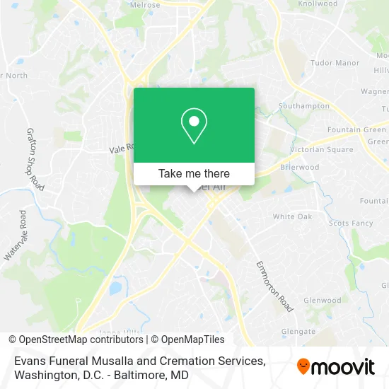 Evans Funeral Musalla and Cremation Services map