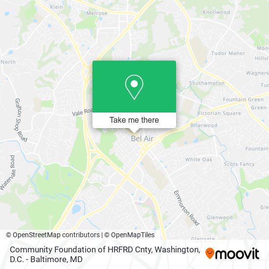 Community Foundation of HRFRD Cnty map