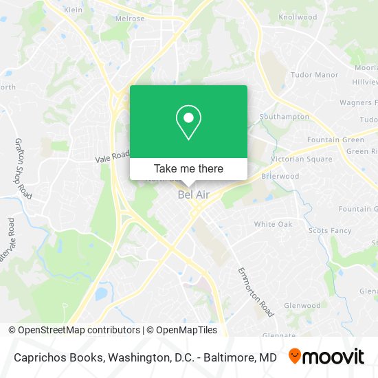 Caprichos Books map