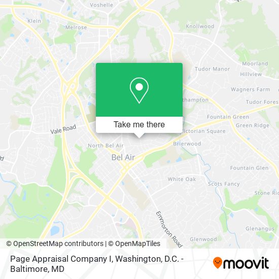 Mapa de Page Appraisal Company I