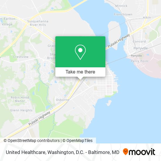 United Healthcare map