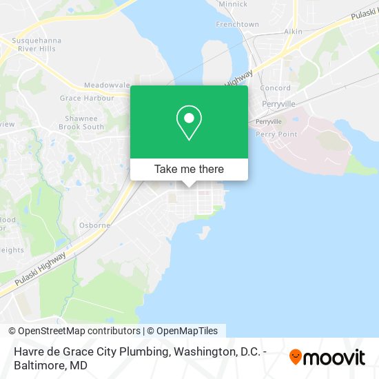 Havre de Grace City Plumbing map
