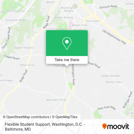 Flexible Student Support map