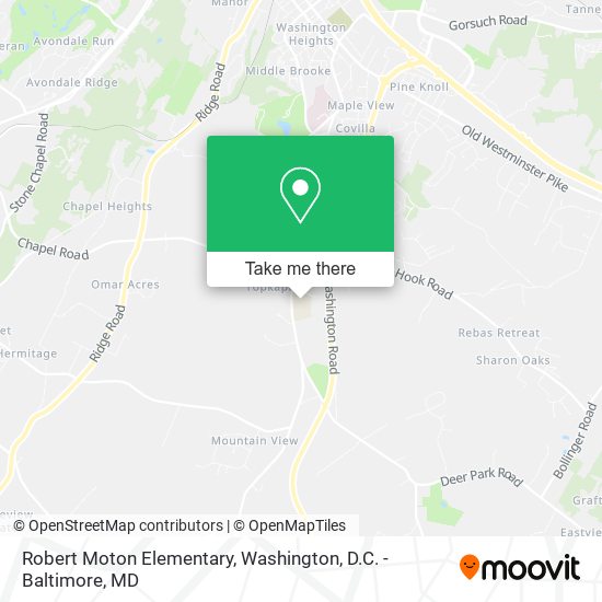 Robert Moton Elementary map