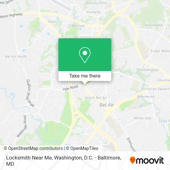 Locksmith Near Me map