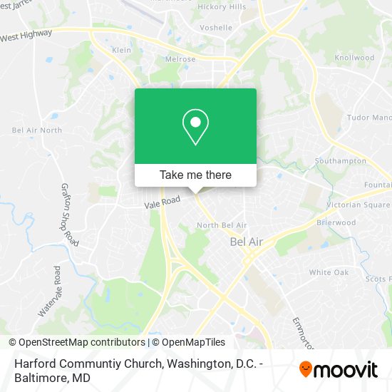 Mapa de Harford Communtiy Church