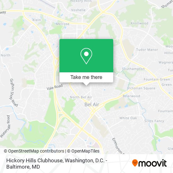 Mapa de Hickory Hills Clubhouse