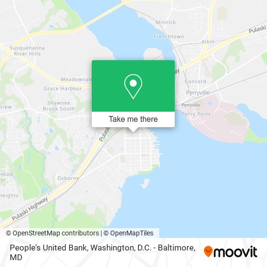 Mapa de People's United Bank