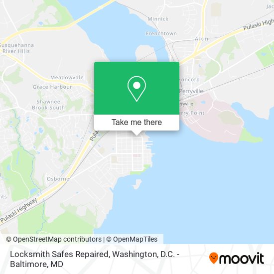 Mapa de Locksmith Safes Repaired