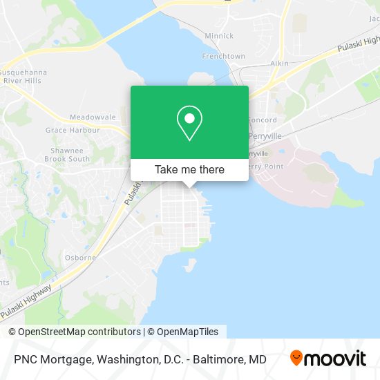Mapa de PNC Mortgage