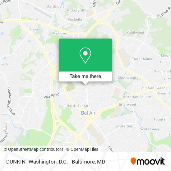 Mapa de DUNKIN'