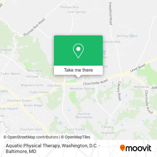 Aquatic Physical Therapy map