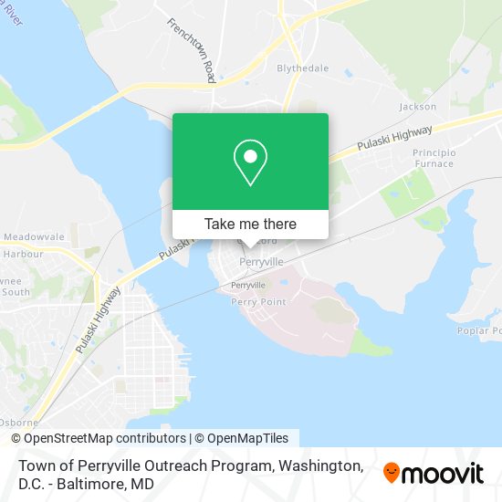 Town of Perryville Outreach Program map