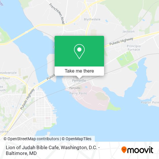 Lion of Judah Bible Cafe map