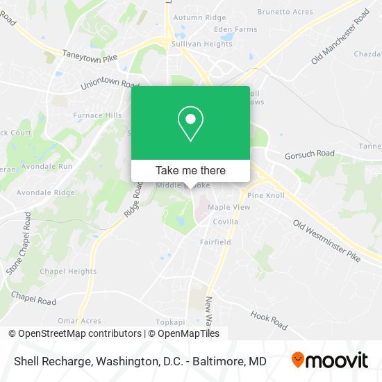 Shell Recharge map