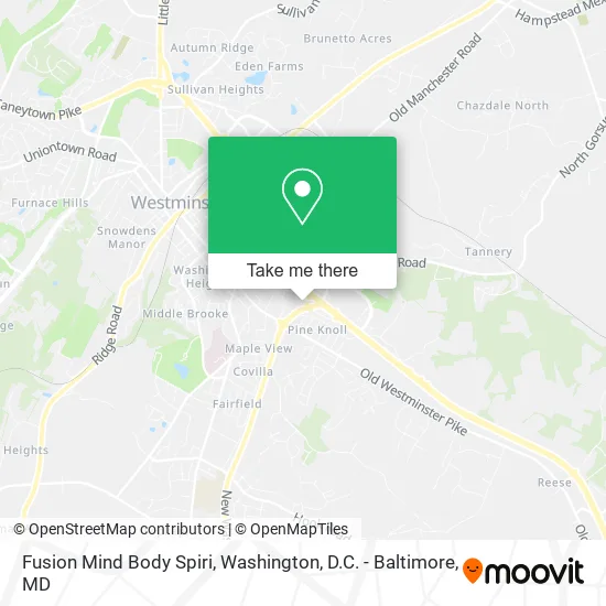 Fusion Mind Body Spiri map