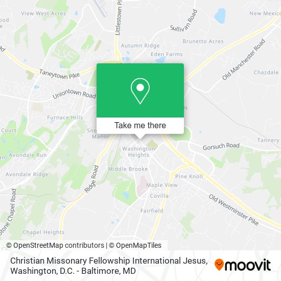 Christian Missonary Fellowship International Jesus map