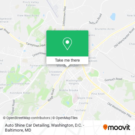 Mapa de Auto Shine Car Detailing