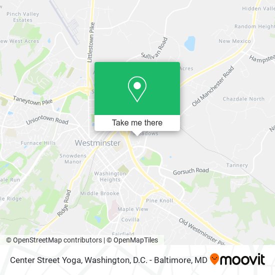 Mapa de Center Street Yoga