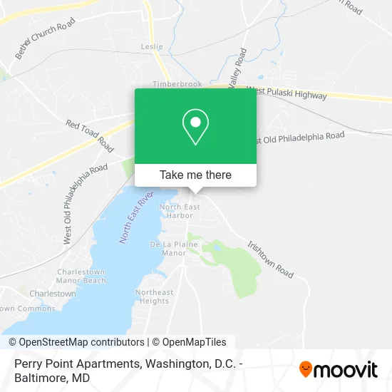 Perry Point Apartments map