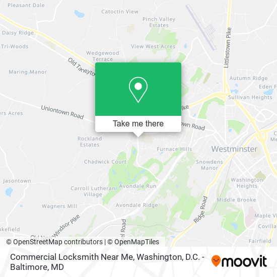 Mapa de Commercial Locksmith Near Me