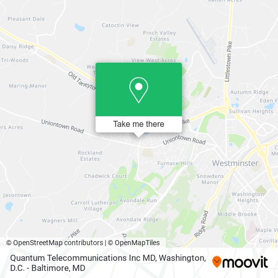 Mapa de Quantum Telecommunications Inc MD