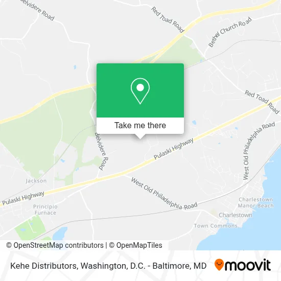 Kehe Distributors map