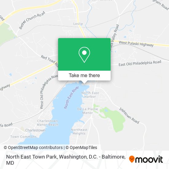 North East Town Park map