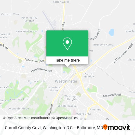 Mapa de Carroll County Govt