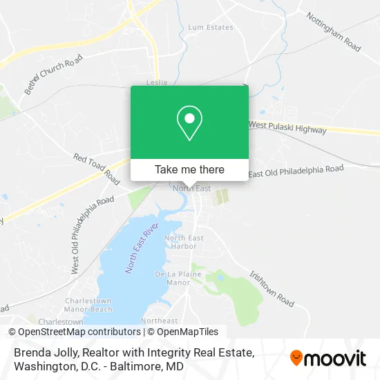 Brenda Jolly, Realtor with Integrity Real Estate map