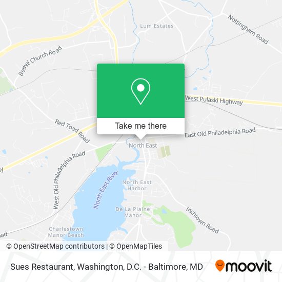 Sues Restaurant map