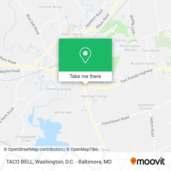 TACO BELL map