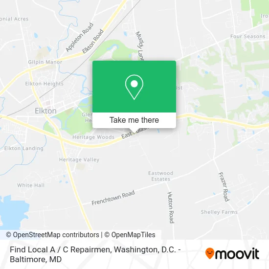 Find Local A / C Repairmen map