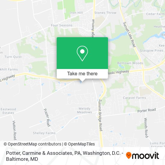 Potter, Carmine & Associates, PA map