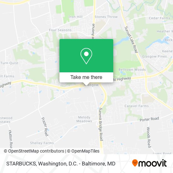 STARBUCKS map