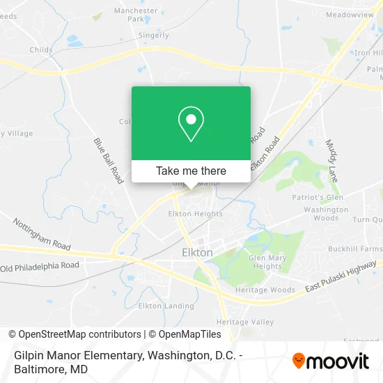 Gilpin Manor Elementary map
