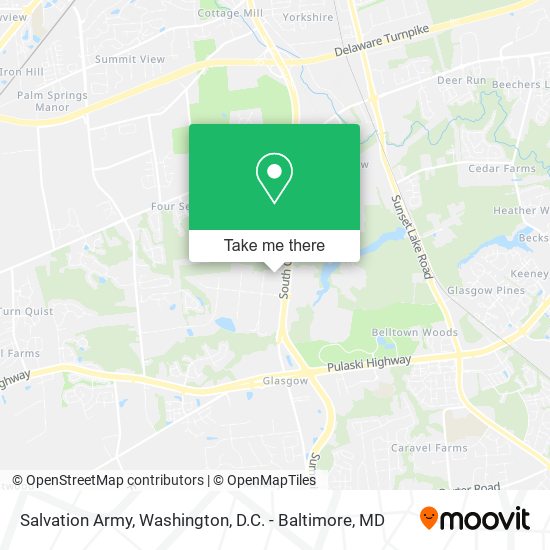 Salvation Army map