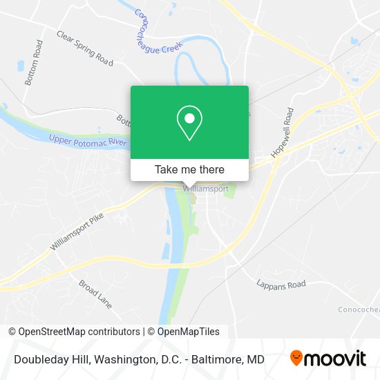 Doubleday Hill map
