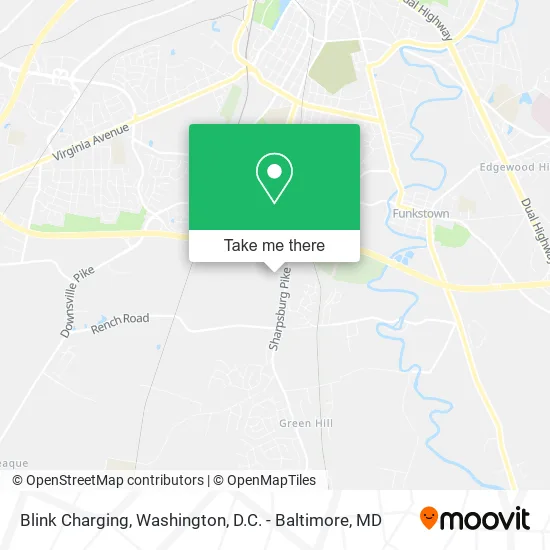 Blink Charging map