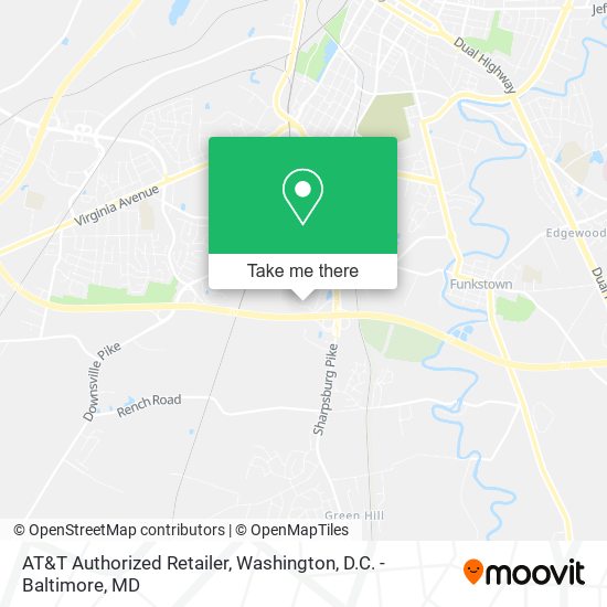 AT&T Authorized Retailer map