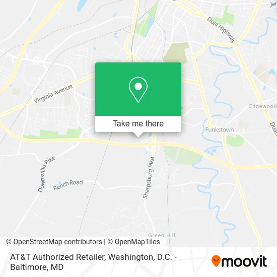 AT&T Authorized Retailer map