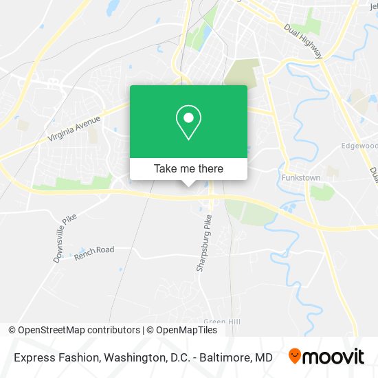 Express Fashion map
