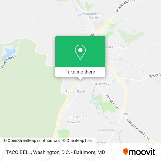 TACO BELL map